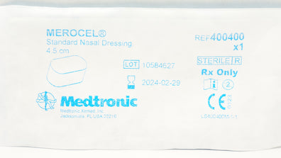 Medtronic 400400 Merocel Standard Nasal Dressing 4.5cm (x)